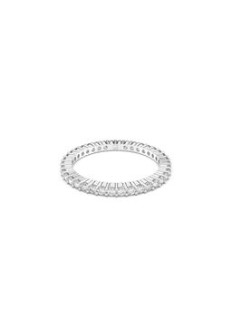 SWAROVSKI - Matrix Vittore Round Cut White Silver-Tone Finish Ring