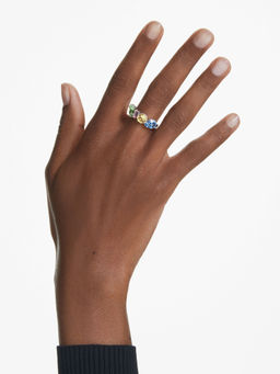 SWAROVSKI - Gema Mixed Cuts Multi-coloured Rhodium Plated Ring