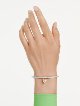 SWAROVSKI - Idyllian Mixed Cuts Heart Metal Finish Bracelet