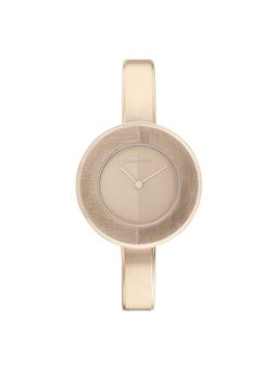Calvin Klein - Confidence Bangle Quartz Rose Gold Round Dial Womens Watch - 25200023