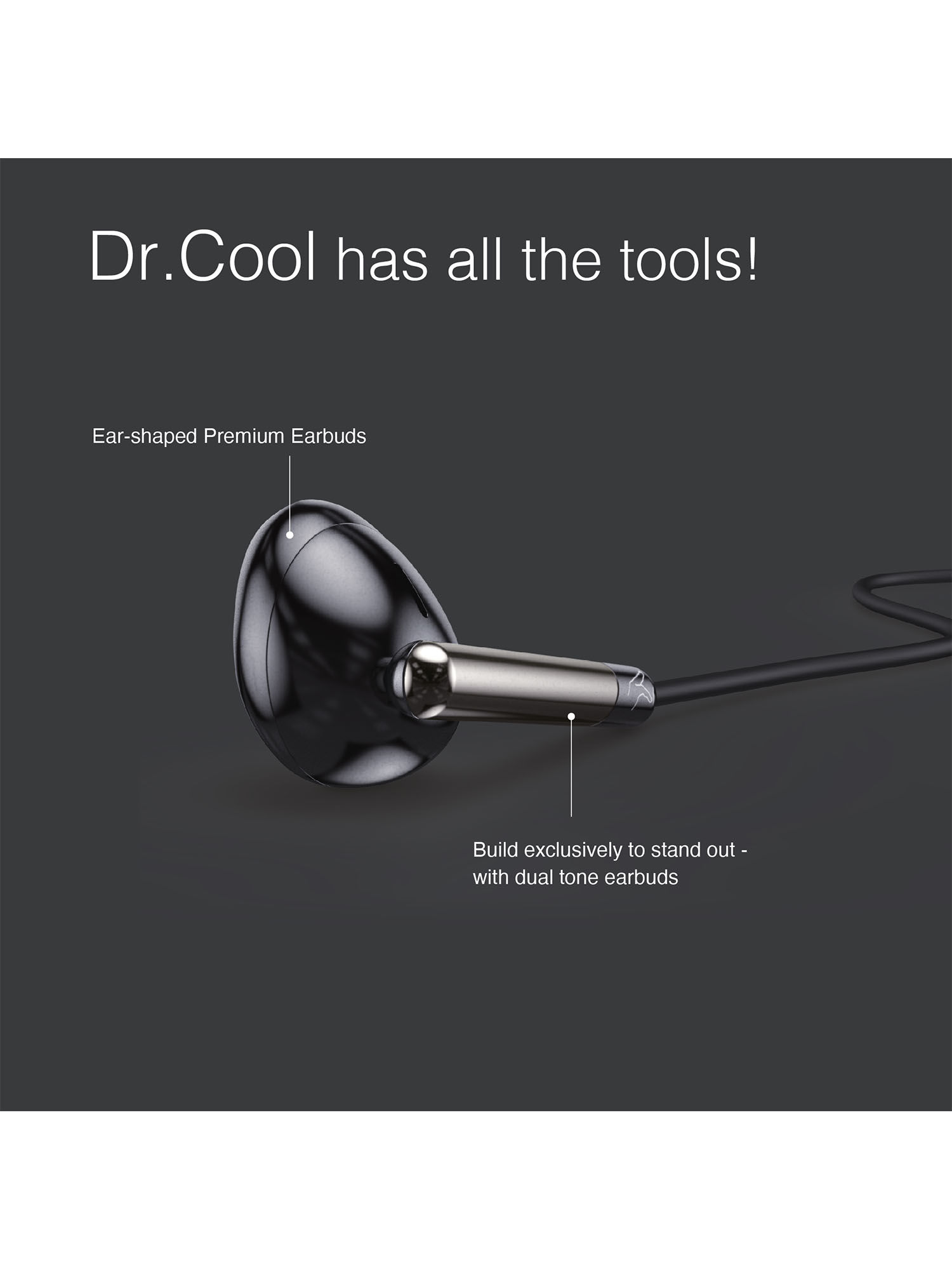 FINGERS Dr. Cool Wired Earphones 