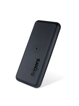 FINGERS - Pro Wireless PD-QC Power Bank [10,000 mAh + Power Delivery (PD) + Dual USB Ports + Type-C)