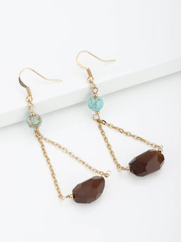 Carlton London - Gold Brass Earrings