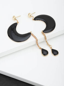 Carlton London - Black Brass Earrings