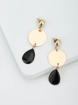 Carlton London - Black Brass Earrings