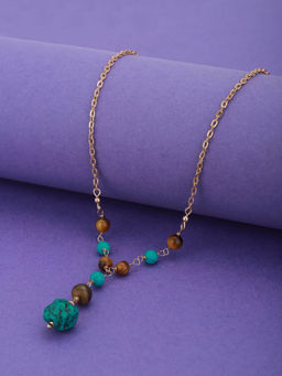 Carlton London - Multi-Color Brass Necklace
