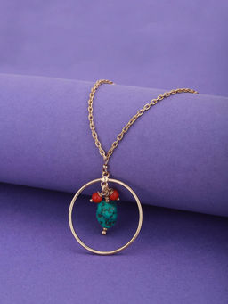 Carlton London - Multi-Color Brass Necklace