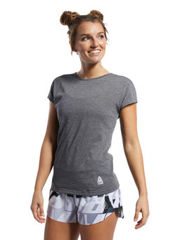 Reebok - RC AC + Cotton Tee Grey Training T-Shirt