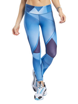 Reebok - TSLUX BOLD 7/8Tight2.0MOD Blue Training Tights