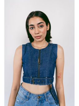 FREAKINS - Belted Crop Top