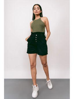 FREAKINS - Black Paperbag Bermuda Shorts