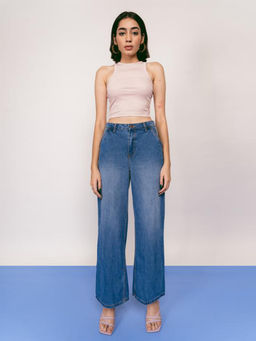 FREAKINS - Back Utility Wide Jeans