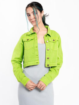 FREAKINS - Ripped Green Jacket