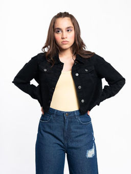 FREAKINS - Ripped Black Jacket