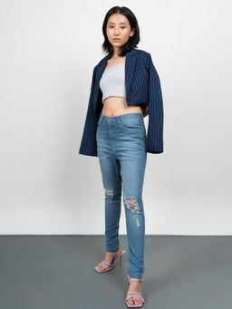FREAKINS - 90s Vintage Ripped Slim Jeans