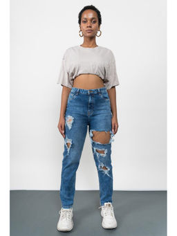 FREAKINS - Vintage Ripped Peachy Jeans