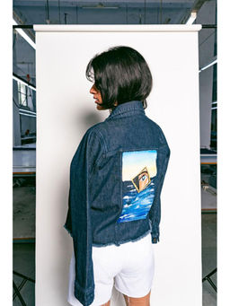 FREAKINS - Blue Aesthete Denim Jacket
