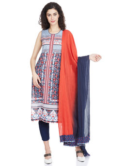 Biba - Multicolor Solid Dupatta