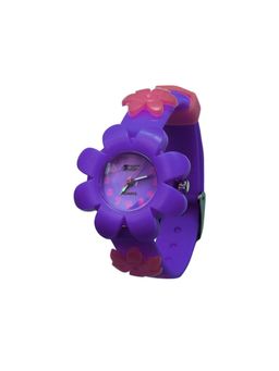 Spiky - Purple Analogue Casual Watch Flower_Pur_pink