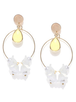 Jewels Galaxy - Multi-Color Contemporary Drop Earrings