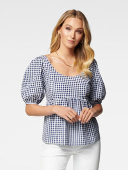 Forever New - Yasmina Puff Sleeve Babydoll Blouse