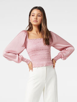 Forever New - Kelly Shirred Satin Top