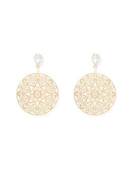 Forever New - Sloane Filagree Disk Drop Earrings