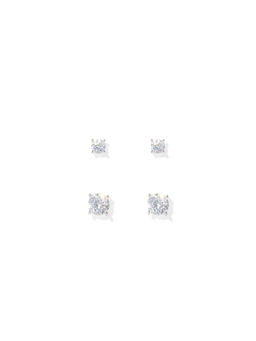 Forever New - Maya 2 Pack Real Plated Cz Studs