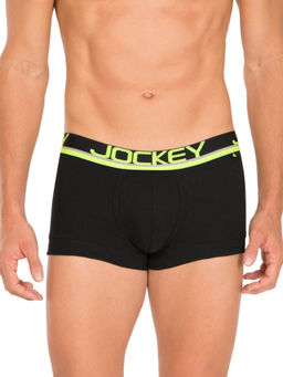 Jockey - Black & Assorted Neon Color Garters Modern Trunk