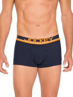 Jockey - Navy & Assorted Neon Color Garters Modern Trunk