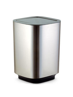 Freelance - Windsor Polystyrene Wastebin Waste Storage Box Dustbin Trash Can Silver