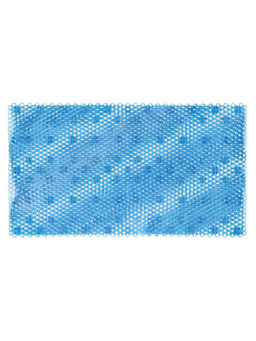 Freelance - Pvc Shower Mat Bathroom Bath Tub Non Slip Grip Bathmat Blue (70 X 40 Cm)