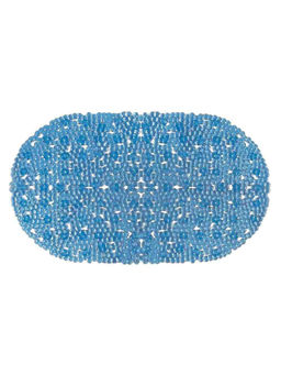 Freelance - Pvc Shower Mat Bathroom Bath Tub Non Slip Grip Bathmat Blue (69 X 39 Cm)