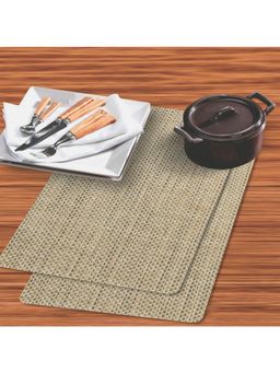 Freelance - PVC Basketweave Table Mats, Kitchen & Dining Placemats, Set of 6 pcs, 30 x 45 cm