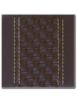 Freelance - Artificial Leather Manhattan Kitchen & Dining Table Tea Glass Coasters, Set of 6