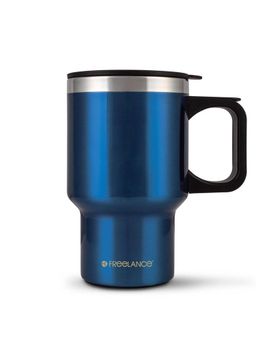 Freelance - Stainless Steel Flask, Mug, Water Beverage Cup, Car Tumbler 400 ml, Blue