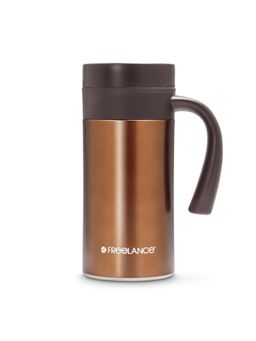 Freelance - Stainless Steel Flask, Mug, Water Beverage Cup, Tumbler 400 ml, Copper