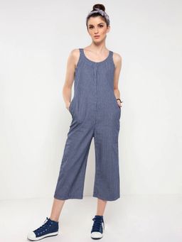 FREAKINS - Striped Sleeveless Jumpsuit
