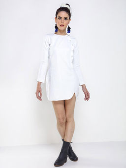 FREAKINS - White Denim Dress