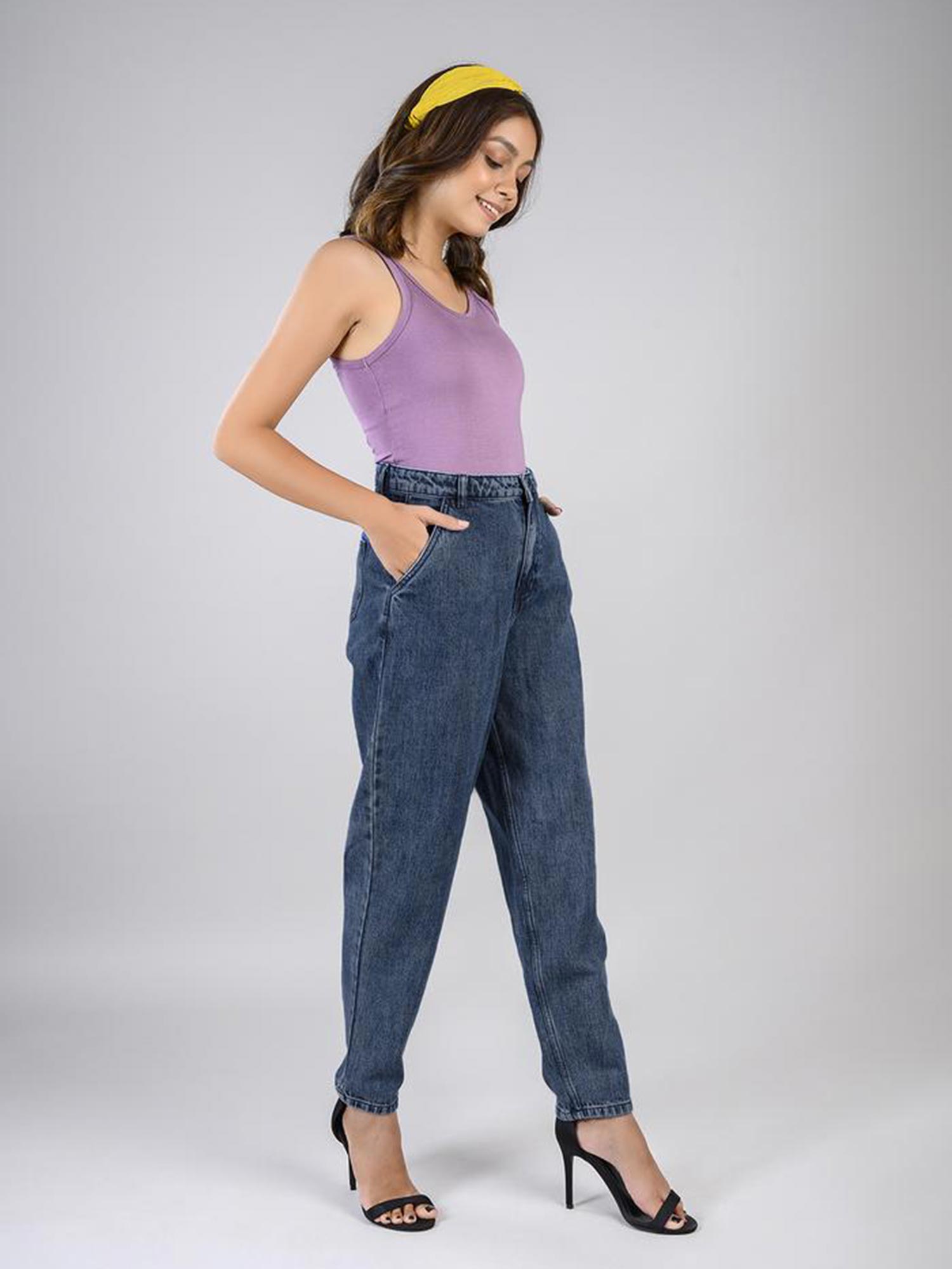 Buy FREAKINS Dark Blue Slouchy Denim 