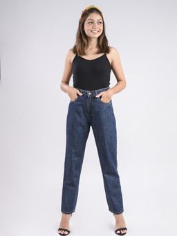 FREAKINS - Dark Mom Fit Jeans