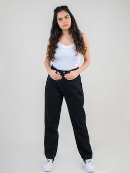 FREAKINS - Black Mom Fit Jeans