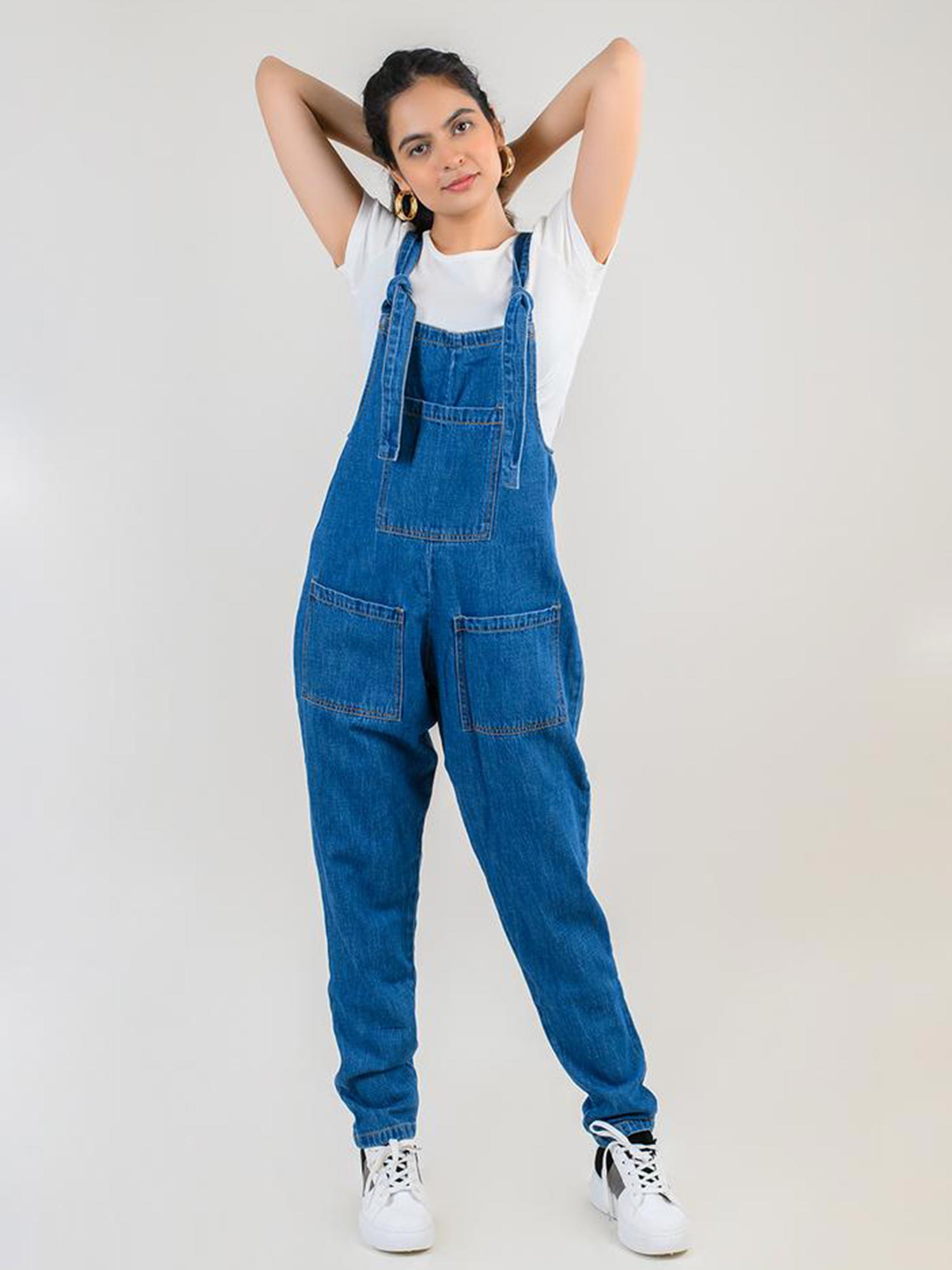 Buy FREAKINS Mid Blue Organic Denim 
