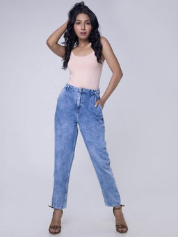 FREAKINS - Slouchy Vintage Jeans In Ice Blue