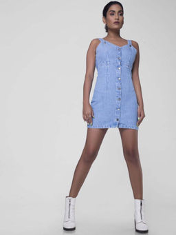 FREAKINS - Darted Denim Dress