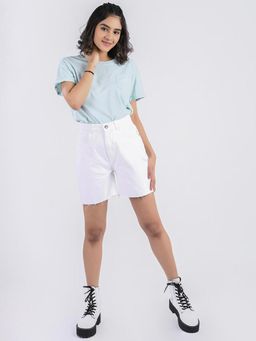 FREAKINS - White Bermuda Shorts