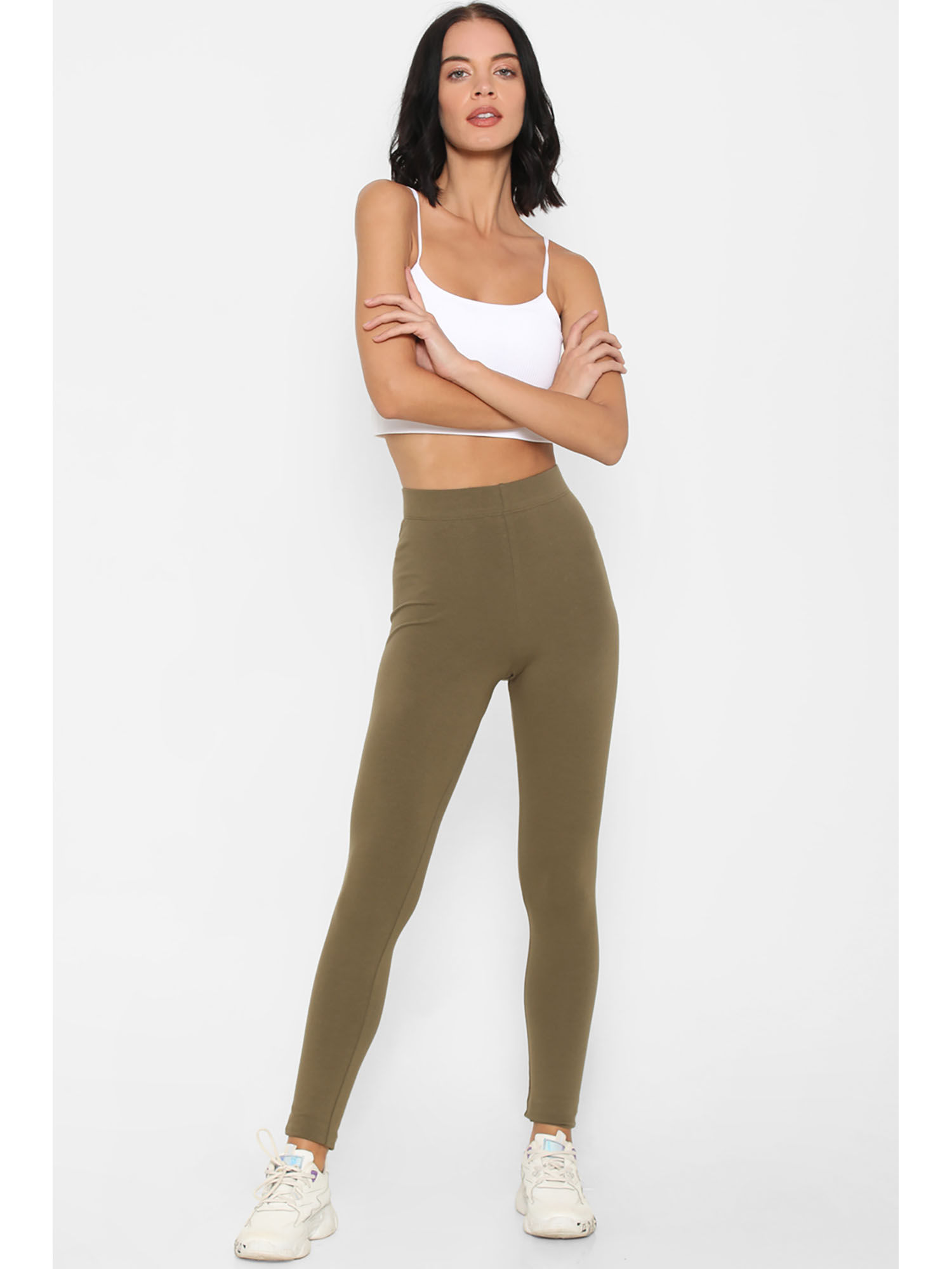 Forever 21 Classic Knit Leggings Online 