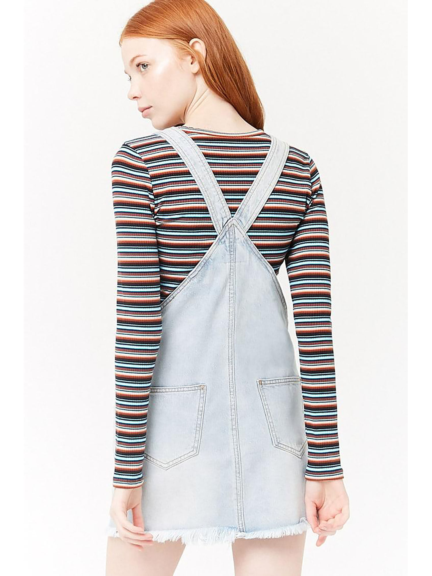 Buy Forever 21 Denim Overall Dress 