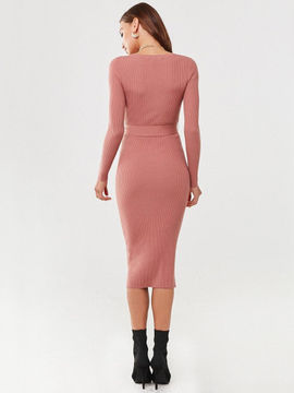 rose sweater dress