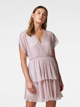 Forever New - Kyra Plisse Skater Mini Dress